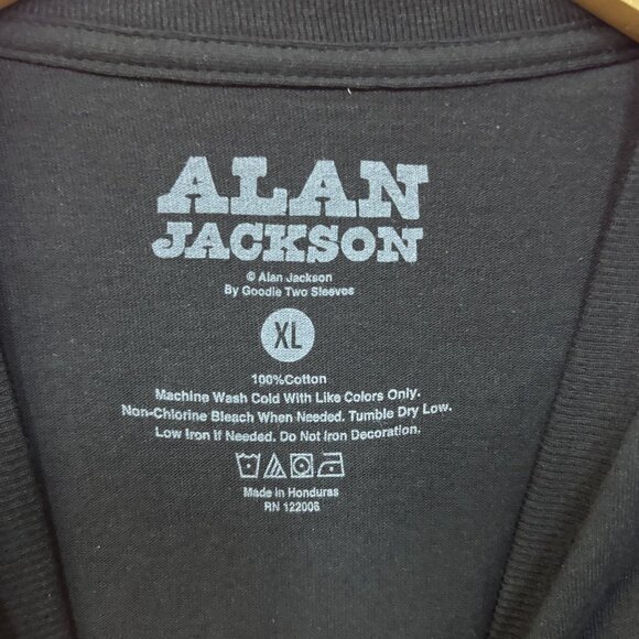 Alan Jackson Chasin' That Neon Rainbow Black T-Shirt XL - Picture 4 of 4